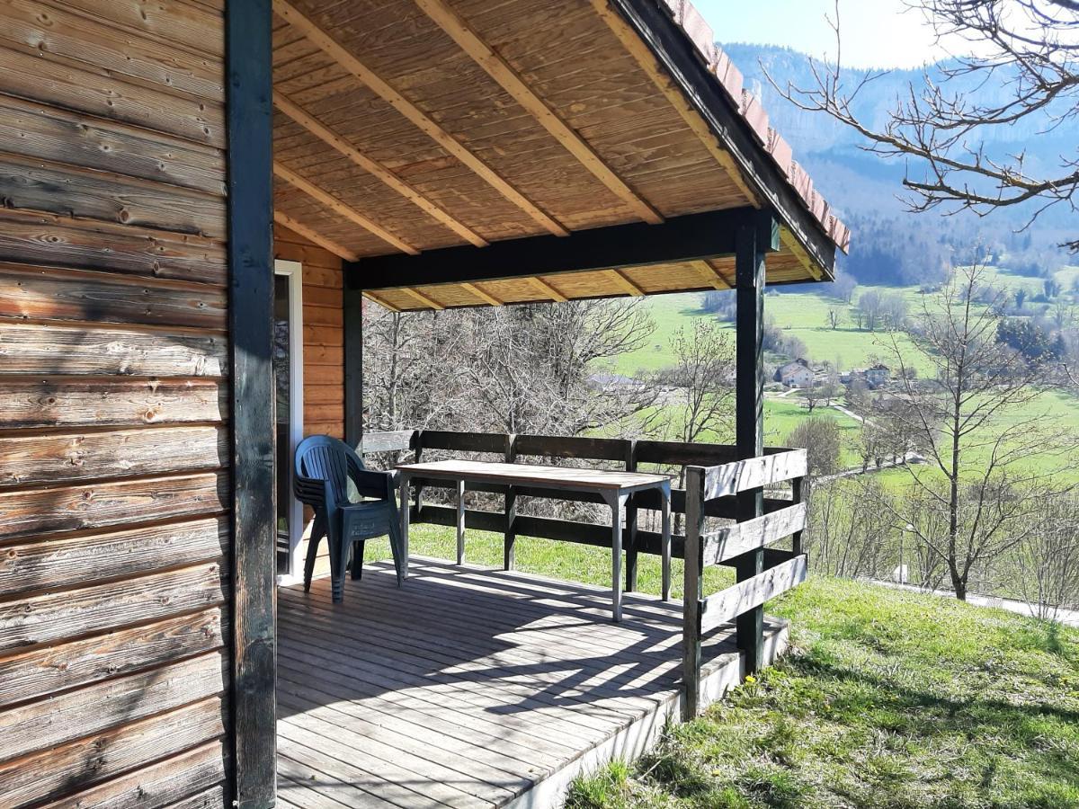 Chalet Du Camping La Porte St Martin Saint-Martin-en-Vercors Exterior photo